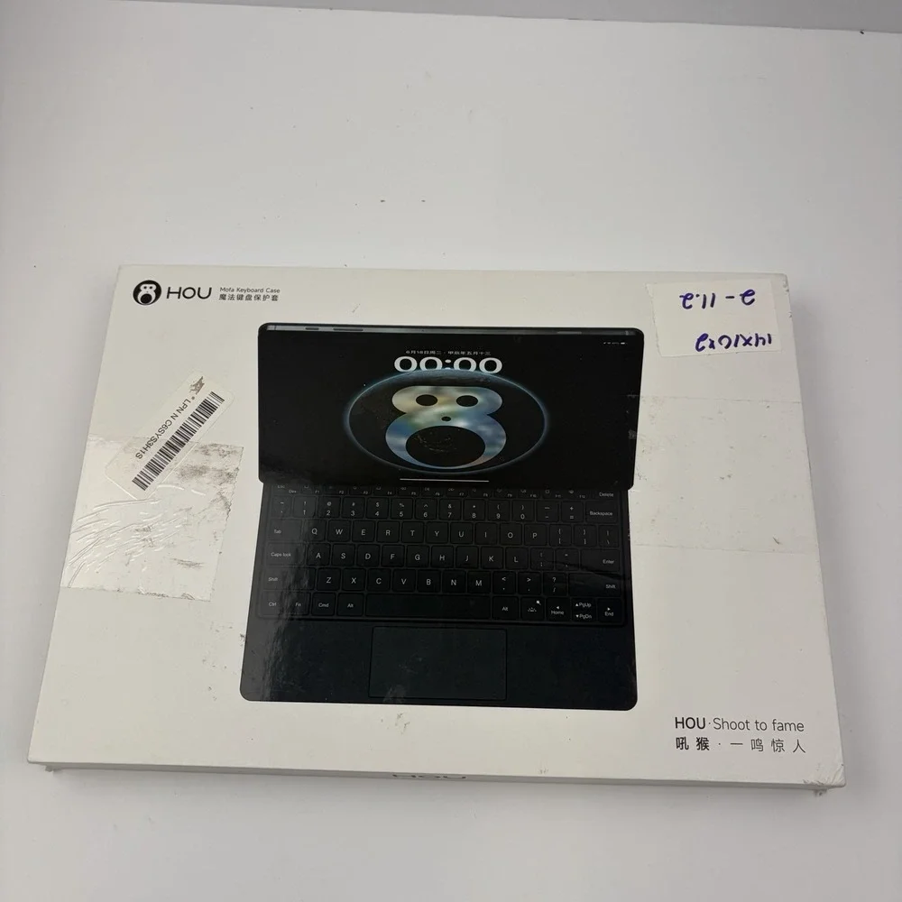 HOU Combo Keyboard Case Mate 10.2 for iPad 7th/8th/9th Gen, White